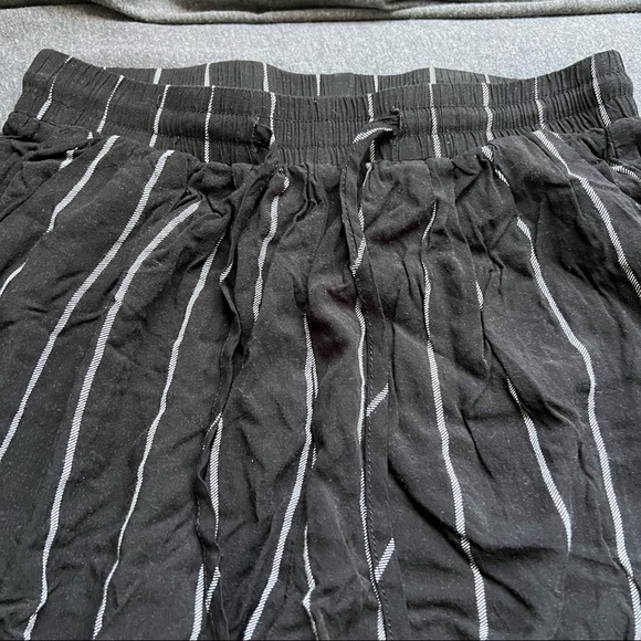 PLT Diya Black Pin Stripe Casual Pants - Picture 6 of 9